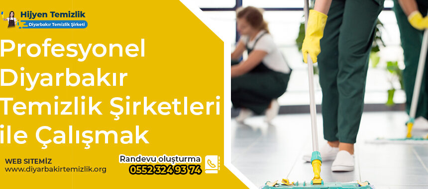 Profesyonel Diyarbakır Temizlik Şirketleri ile Çalışmak