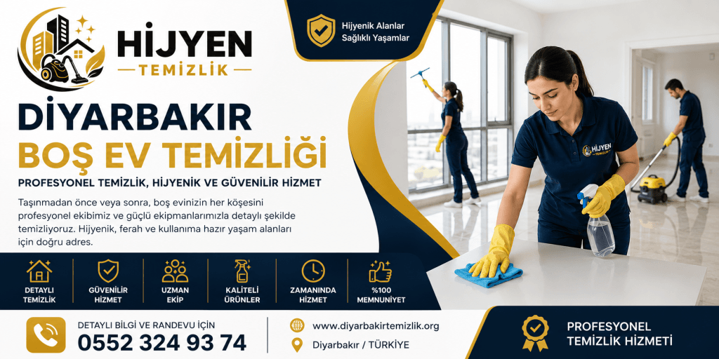 Diyarbakır Boş Ev Temizliği