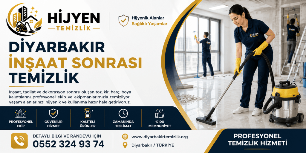 Diyarbakır İnşaat Sonrası Temizlik