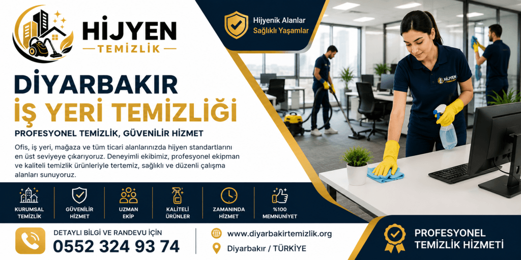 Diyarbakır İş Yeri Temizliği