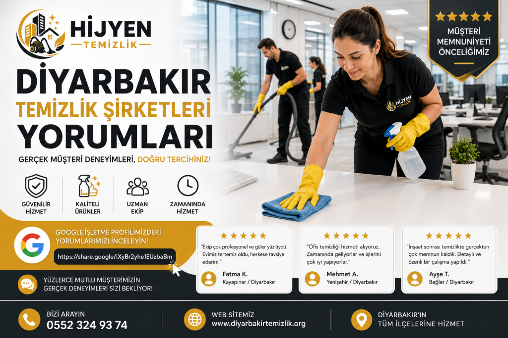 Diyarbakır Temizlik Şirketi Yorumları